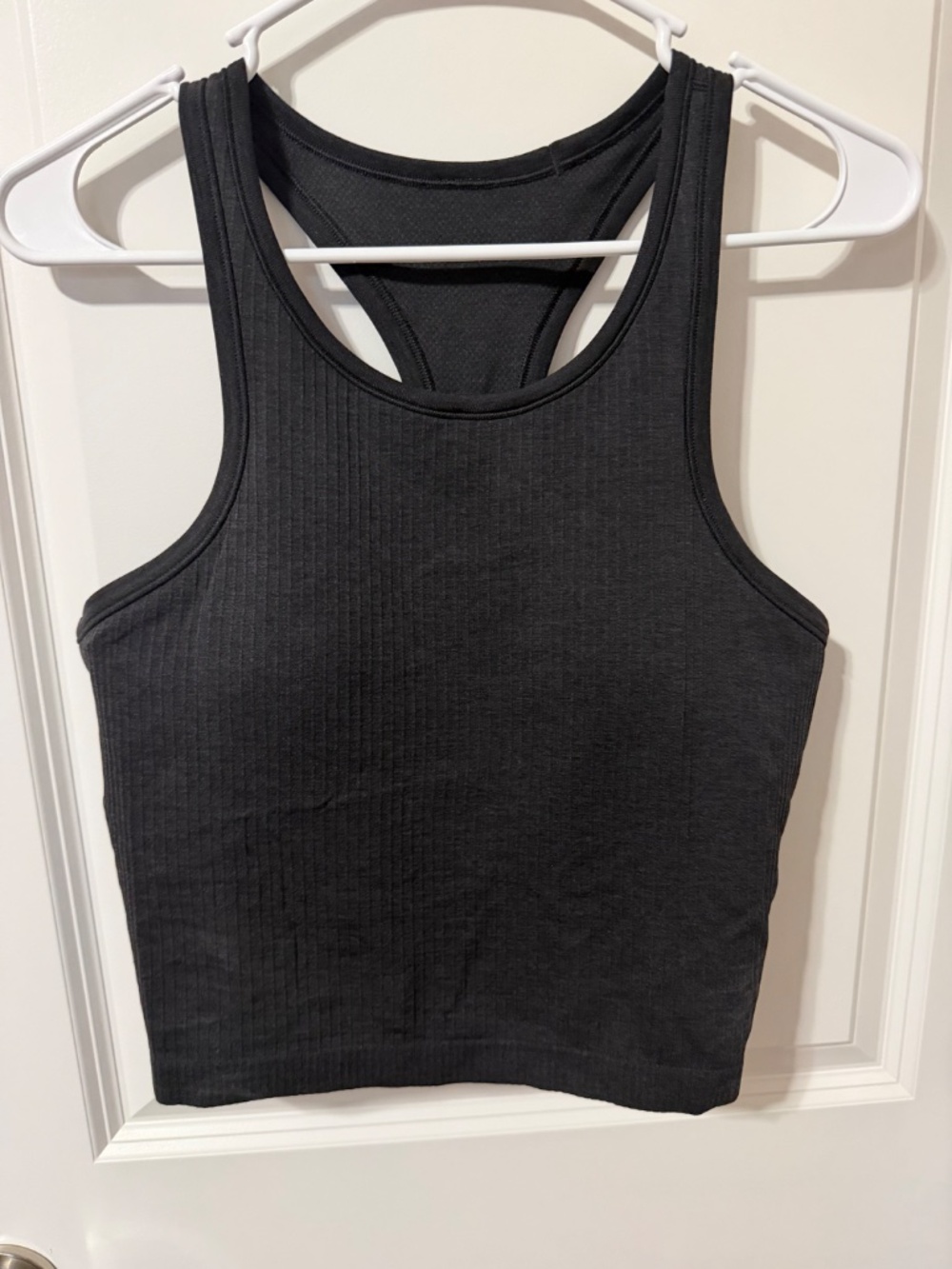 Lululemon Racerback Tank Ribbed Black - Picture 2 of 5